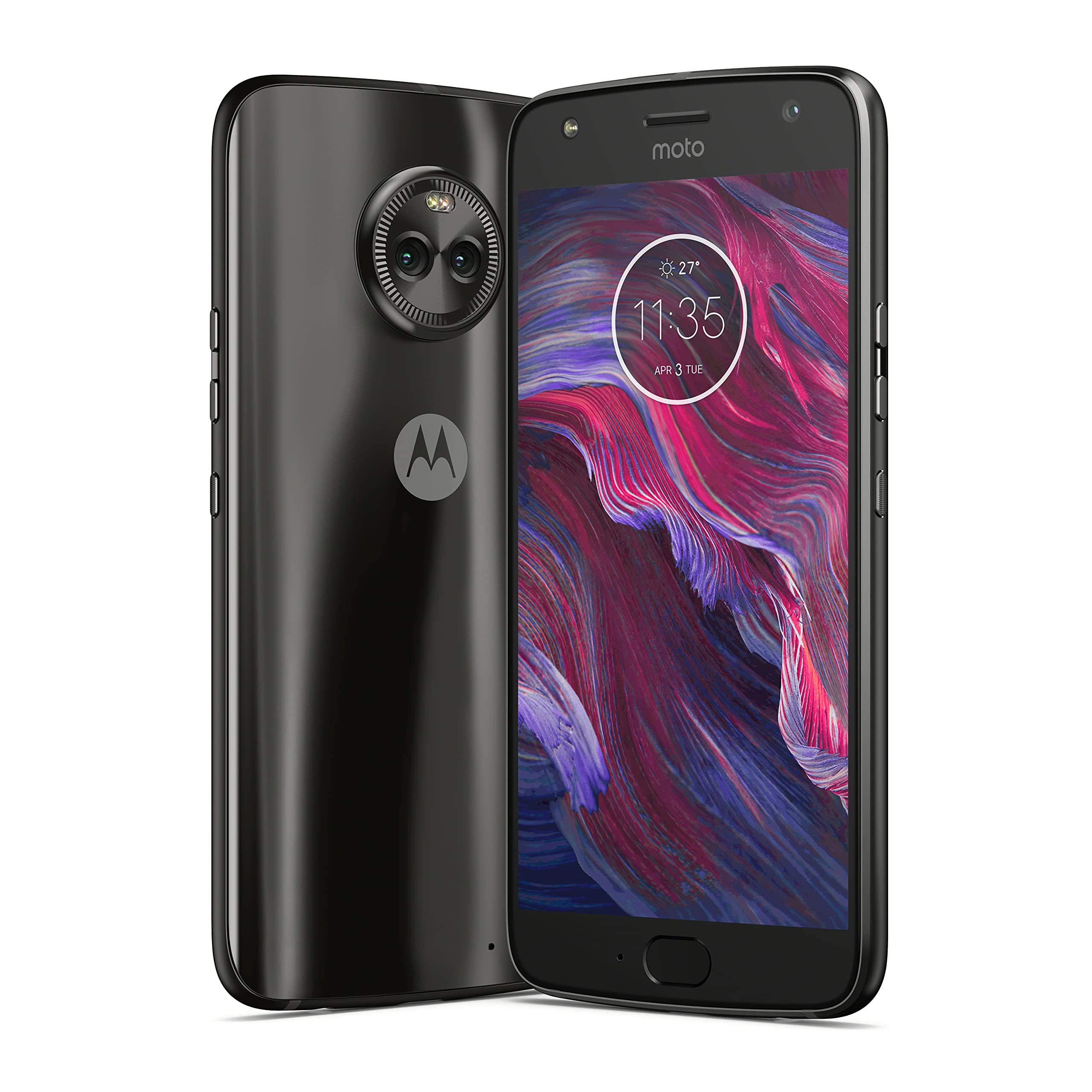Motorola - 【美品】 Motorola Moto X4 4GB 64GB スーパーブラック Motorola Moto X4 Dual SIM - 64GB, 4GB RAM, 4G LTE, Super Black